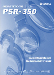 Yamaha psr-350 Gebruiksaanwijzing