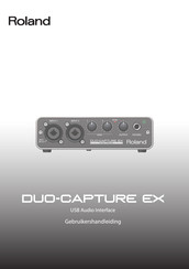 Roland DUO-CAPTURE EX Gebruikershandleiding