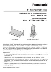 Panasonic KX-TGP700 Bedieningsinstructies