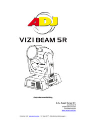 ADJ VIZI BEAM 5R Gebruikershandleiding