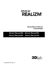 3Dlabs Wildcat REALIZM 500 Installatiegids