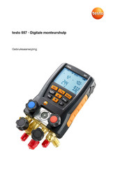 TESTO 557 Gebruiksaanwijzing