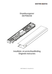 entrematic EM PSW250 Installatie- En Servicehandleiding