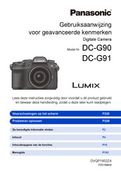 Panasonic Lumix DC-G90 Gebruiksaanwijzing