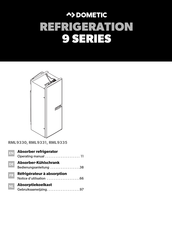 Dometic RML9331 Gebruiksaanwijzing