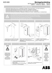 ABB ACS 600 Montagehandleiding