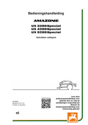 Amazone UX 5200 Bedieningshandleiding