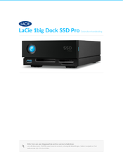 LaCie 1big Dock SSD Pro Gebruikershandleiding