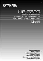 Yamaha NS-P320 Gebruiksaanwijzing