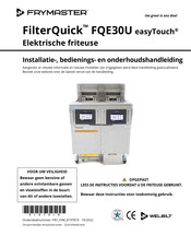 Frymaster FilterQuick FQE30U easyTouch Installatie-, Bedienings- En Onderhoudshandleiding