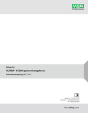 MSA ULTIMA X5000 Gebruiksaanwijzing