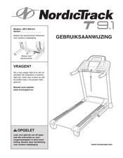 NordicTrack NETL99810.0 Gebruiksaanwijzing