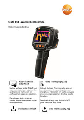 TESTO 868 Bedieningshandleiding