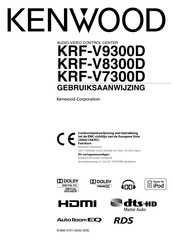 Kenwood KRF-V8300D Gebruiksaanwijzing