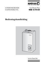 BRÖTJE EcoTherm Plus WGB 15-70 D Bedieningshandleiding