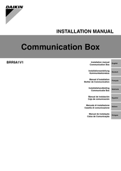 Daikin BRR9A1V1 Installatiehandleiding