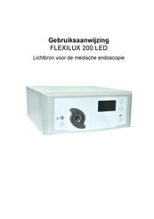 SCHÖLLY FIBEROPTIC FLEXILUX 200 LED Gebruiksaanwijzing