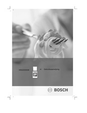 Bosch HSG22020E Gebruiksaanwijzing