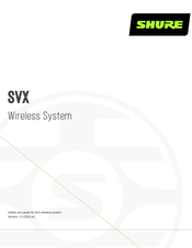 Shure SVX Wireless Systems Handleiding