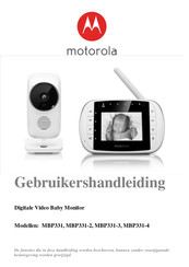 Motorola MBP331-2 Gebruikershandleiding