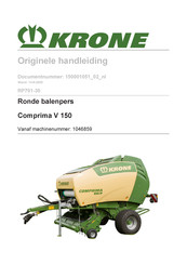 Krone Comprima V 150 Handleiding