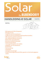 Bubendorff Solar iD SOLAR Handleiding