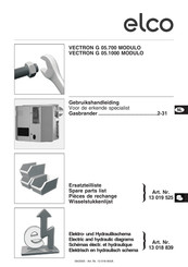 elco VECTRON G 05.700 Gebruikshandleiding