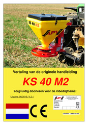 APV KS 40 M2 Vertaling Van De Originele Handleiding