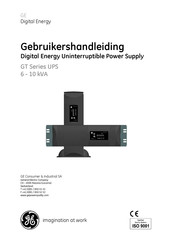 GE GT6000 Gebruikershandleiding