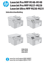 HP LaserJet Pro MFP M149 Gebruikershandleiding