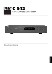 NAD C 542 Gebruikershandleiding