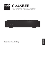 NAD C 245BEE Gebruikershandleiding