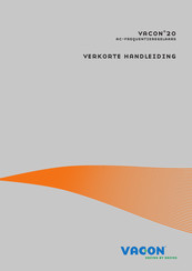 Vacon 20 Verkorte Handleiding