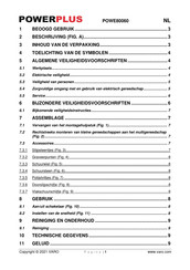 Powerplus POWE80060 Gebruiksaanwijzing