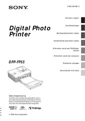 Sony DPP-FP55 Gebruiksaanwijzing