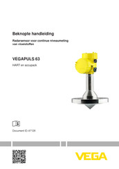 Vega VEGAPULS 63 Handleiding