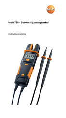 TESTO 755 Gebruiksaanwijzing