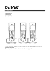 Denver DDP-660 TRIPLE Gebruikshandleiding