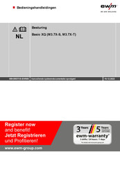 EWM Basic XQ M3.7X-T Bedieningshandleidingen