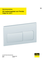 Viega Prevista Visign for Life 5 Gebruiksaanwijzing
