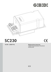 GiBiDi SC230 Gebruiksaanwijzing Voor De Installatie