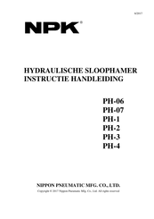 NPK PH-06 Instructiehandleiding