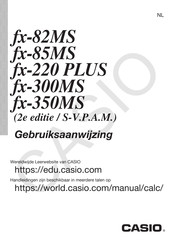 Casio fx-82MS Gebruiksaanwijzing