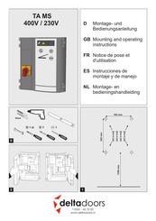 Deltadoors TA MS 230V Montage- En Bedieningshandleiding