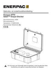 Enerpac SafeT Gebruiks- En Onderhoudshandleiding