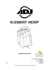 ADJ ELEMENT HEXIP Gebruikershandleiding