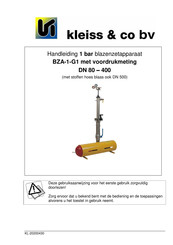 kleiss & co BZA-1-G1 Handleiding