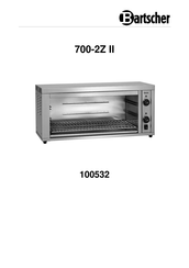 Bartscher 700-2Z II Gebruiksaanwijzing