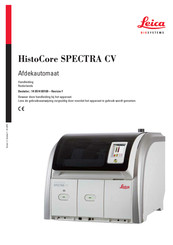 Leica BIOSYSTEMS HistoCore SPECTRA Workstation Handleiding