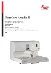 Leica BIOSYSTEMS HistoCore Arcadia Embedding Center Gebruiksaanwijzing